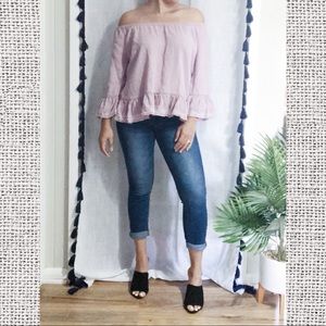 Walter Baker off the shoulder top
